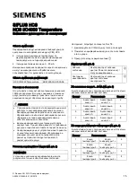 Предварительный просмотр 15 страницы Siemens HCS PM4000 Temperatur Compact Operating Instructions