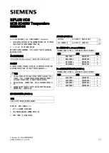 Предварительный просмотр 17 страницы Siemens HCS PM4000 Temperatur Compact Operating Instructions