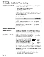 Preview for 14 page of Siemens HE2212U Use And Care Manual