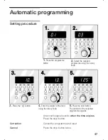 Preview for 47 page of Siemens HF 879 Series Operating Instructions Manual