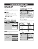 Preview for 10 page of Siemens HF36V305 Use And Care Manual