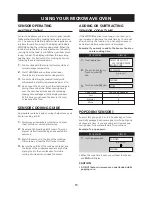 Preview for 15 page of Siemens HF36V305 Use And Care Manual