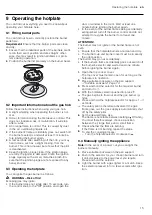 Предварительный просмотр 15 страницы Siemens HG2L10B51M User Manual And Installation Instructions