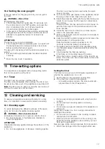 Предварительный просмотр 17 страницы Siemens HG2L10B51M User Manual And Installation Instructions