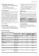 Предварительный просмотр 27 страницы Siemens HG2M30E50M User Manual And Installation Instructions