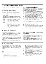 Preview for 27 page of Siemens HGB320E50M User Manual And Installation Instructions