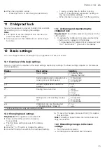 Предварительный просмотр 15 страницы Siemens HI257JYB0M User Manual And Installation Instructions