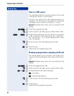 Предварительный просмотр 64 страницы Siemens HiPath 1100 Programming Manual