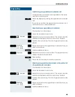 Предварительный просмотр 117 страницы Siemens HiPath 3000 V3.0 or later Gigaset M1 Professional Operating Manual