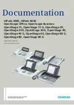 Siemens Hipath 5000 Administration Manual preview