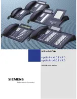 Siemens HiPath 8000 Administrator'S Manual preview