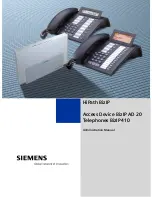 Siemens Hipath bizip 410 Administration Manual предпросмотр