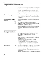 Предварительный просмотр 4 страницы Siemens HL 445205 Instruction Manual