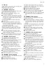 Preview for 3 page of Siemens HN878G4.6 User Manual And Installation Instructions