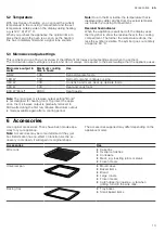 Preview for 13 page of Siemens HN978GM.1 User Manual And Installation Instructions