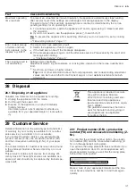 Preview for 41 page of Siemens HN978GM.1 User Manual And Installation Instructions