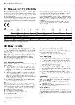 Preview for 42 page of Siemens HN978GQ 1B Series User Manual And Installation Instructions