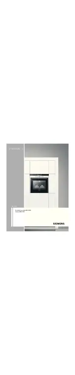 Предварительный просмотр 1 страницы Siemens HR423213N Instruction Manual