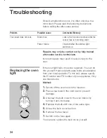 Предварительный просмотр 34 страницы Siemens HS 24025 CC Instructions For Use Manual