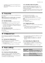 Предварительный просмотр 21 страницы Siemens HS736G1 2 Series User Manual And Installation Instructions