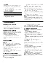 Preview for 14 page of Siemens HS858KX 6 Series User Manual And Installation Instructions