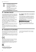 Preview for 38 page of Siemens HS858KX 6 Series User Manual And Installation Instructions