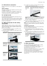 Предварительный просмотр 11 страницы Siemens HS936GA 1 Series User Manual And Installation Instructions