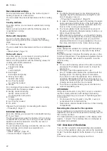 Предварительный просмотр 22 страницы Siemens HS958GE.1 User Manual And Installation Instructions