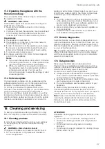 Предварительный просмотр 27 страницы Siemens HS958GE.1 User Manual And Installation Instructions