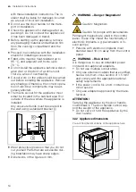 Предварительный просмотр 54 страницы Siemens HS958GE.1 User Manual And Installation Instructions