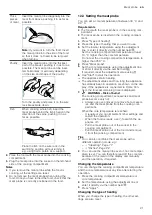 Предварительный просмотр 21 страницы Siemens HS958KD 1 Series User Manual And Installation Instructions