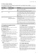 Предварительный просмотр 27 страницы Siemens HS958KD 1 Series User Manual And Installation Instructions