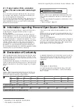 Предварительный просмотр 41 страницы Siemens HS958KD 1 Series User Manual And Installation Instructions