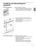 Предварительный просмотр 15 страницы Siemens HSL6EI23 Installation Instructions & Instructions For Use