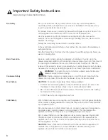 Preview for 6 page of Siemens HW300500 Use And Care Manual