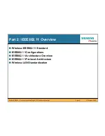 Preview for 12 page of Siemens IEEE802.11 Tutorial
