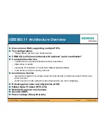 Preview for 15 page of Siemens IEEE802.11 Tutorial