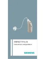 Siemens IMPACT Pro R Instructions And Guidance preview