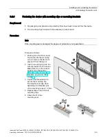 Предварительный просмотр 43 страницы Siemens INOX PRO SIMATIC IFP1900 Operating Instructions Manual