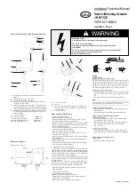 Предварительный просмотр 2 страницы Siemens instabus JB 527C23 Technical Manual