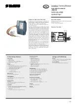 Siemens instabus JB520C23 Technical Manual предпросмотр