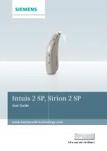 Siemens Intuis 2 SP User Manual preview