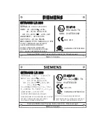 Preview for 2 page of Siemens IQ RADAR 300 Quick Start Manual