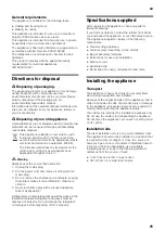 Preview for 25 page of Siemens iQ300 KA90N Series Instructions For Use And Installation