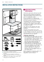 Предварительный просмотр 16 страницы Siemens iQ300 LC91BUV50B Instructions For Installation And Use Manual