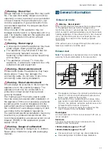 Preview for 11 page of Siemens iQ300 LI97SA530B Instructions For Installation And Use Manual