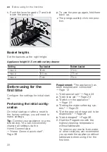 Preview for 22 page of Siemens IQ300 SR93EX20MG User Manual