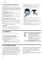 Preview for 28 page of Siemens IQ500 HB 58 C 6B Series User Manual And Installation Instructions