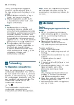 Preview for 12 page of Siemens iQ500 KF21R Series User Manual