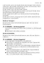 Preview for 7 page of Siemens iQ500 KU15LAFF0 User Manual